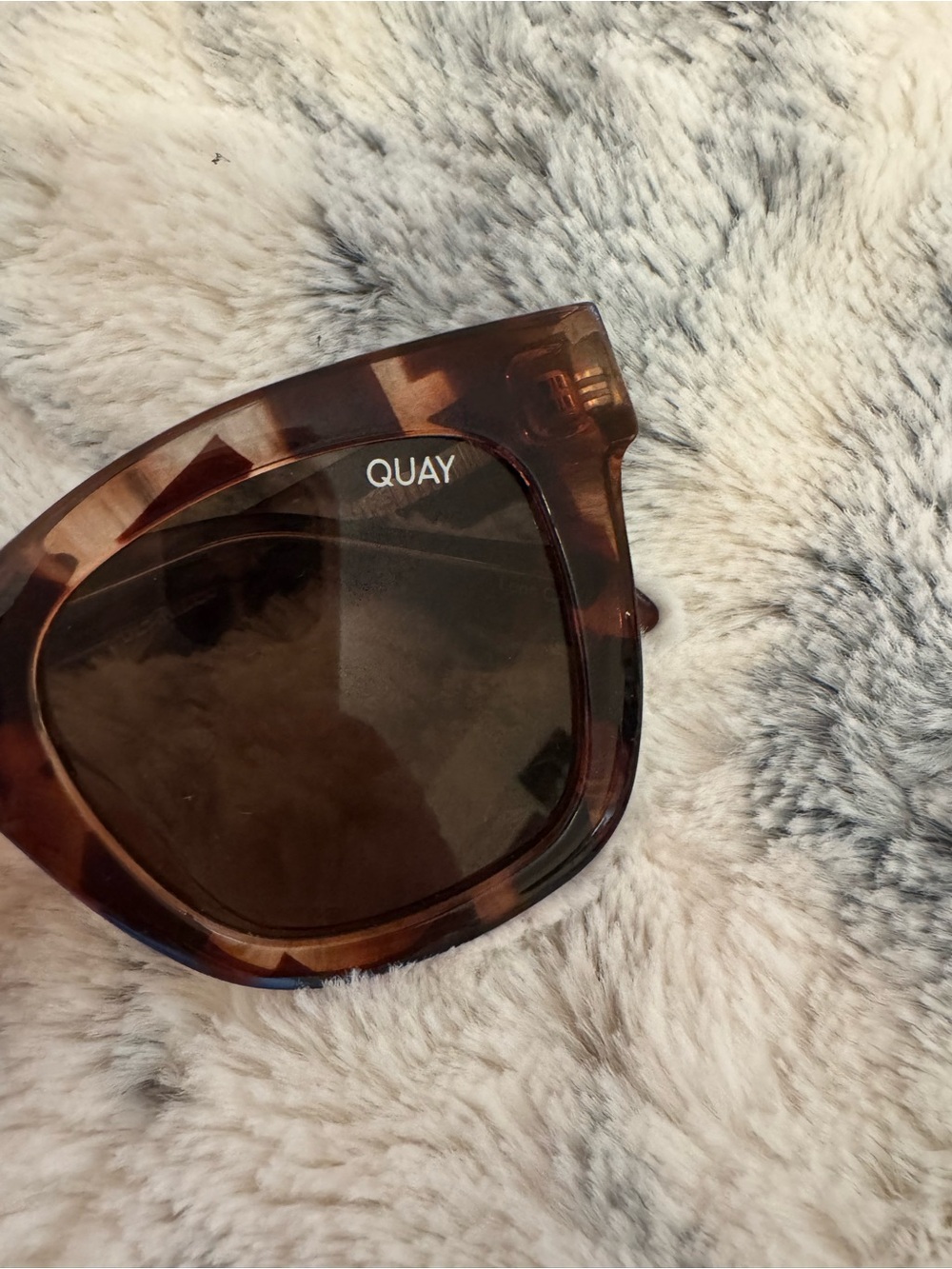 Quay Australia Tortoiseshell Brown Cat Eye Sunglasses - Picture 2 of 6